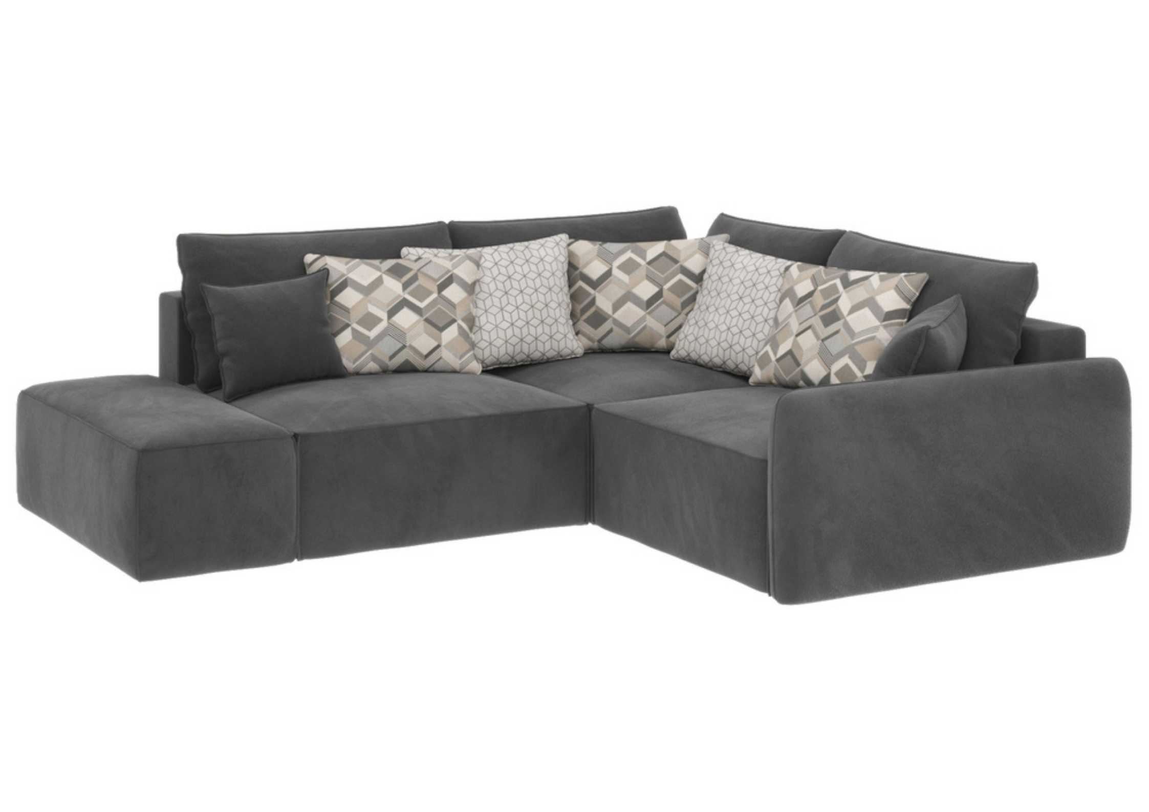 Grafitowy narożnik modułowy